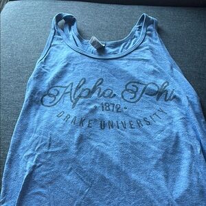 Blue Alpha Phi Tank Top